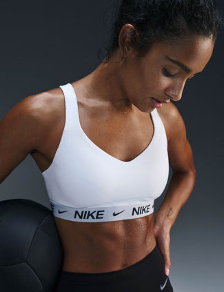 Indy High Support Sports Bra - White/Black Indy High Support Sports Bra - White/Black