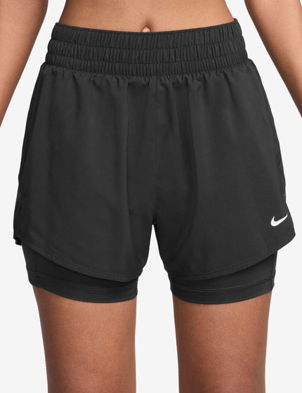 Nike One Dri-FIT 2-in-1 Shorts - Black/Whiteimages1- The Sports Edit