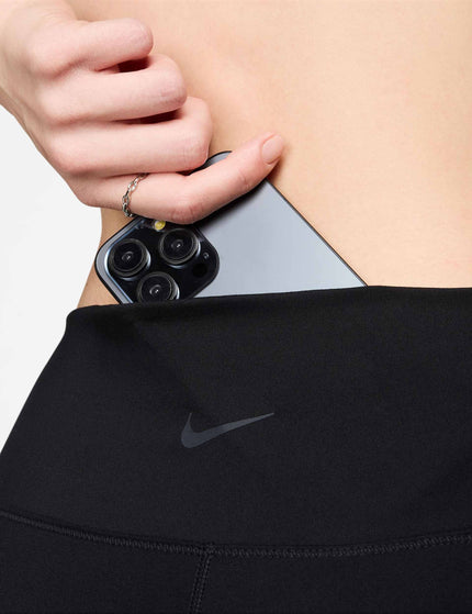 Nike One High Waisted 8" Biker Shorts - Black/ Blackimages6- The Sports Edit