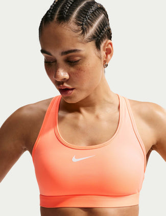 Swoosh Medium Support Bra - Orange Pulse/White Swoosh Medium Support Bra - Orange Pulse/White