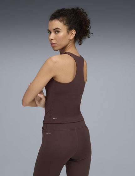PUMA TAD Essentials 2-in-1 Tank - Chocolate Brownimages2- The Sports Edit