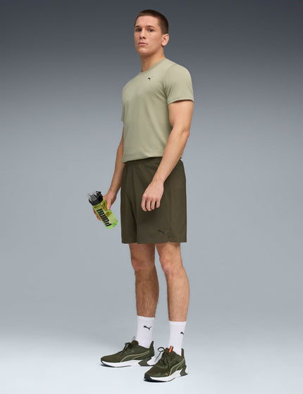 PUMA Tad Foundations 7" Woven Short W/Zip Pockets - Dark Oliveimages3- The Sports Edit