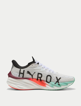Puma x Hyrox Velocity NITRO 4 Shoes - White/Mint Melt/Glowing Red Puma x Hyrox Velocity NITRO 4 Shoes - White/Mint Melt/Glowing Red