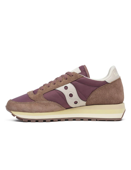 Saucony Jazz Triple - Deep Red/Tanimages3- The Sports Edit