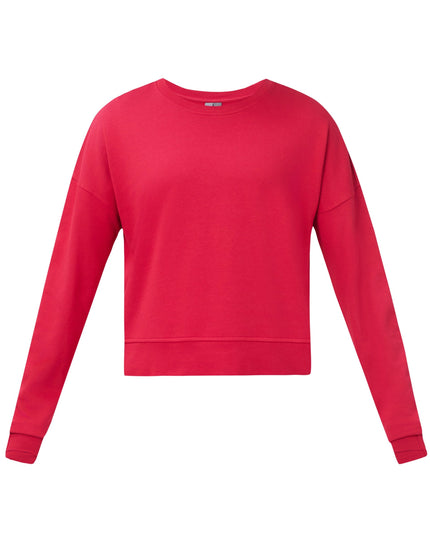 Sweaty Betty After Class Crop Sweatshirt - Crimson Redimages6- The Sports Edit