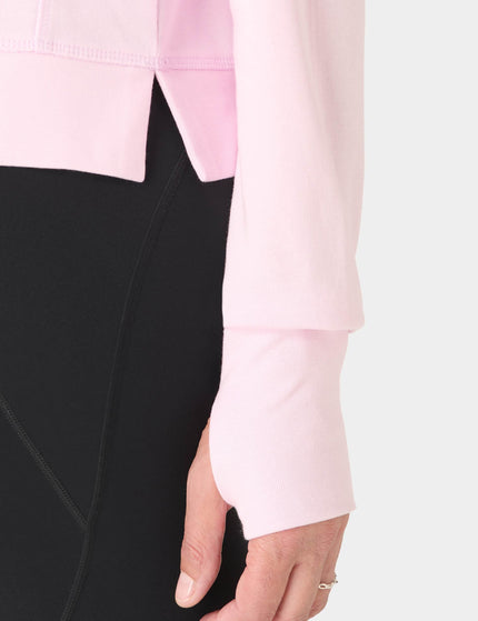 Sweaty Betty After Class Crop Sweatshirt - Frost Pinkimages4- The Sports Edit