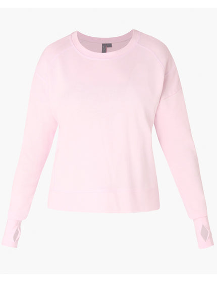 Sweaty Betty After Class Crop Sweatshirt - Frost Pinkimages8- The Sports Edit