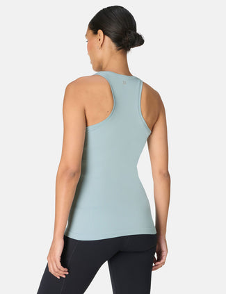 Athlete Seamless Workout Vest - Vapour Blue Athlete Seamless Workout Vest - Vapour Blue