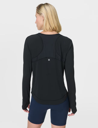 Breathe Easy Mesh Long Sleeve Top - Black Breathe Easy Mesh Long Sleeve Top - Black