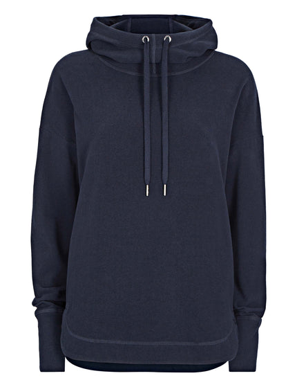 Sweaty Betty Escape Italian Fleece Hoody - Navy Blueimages6- The Sports Edit