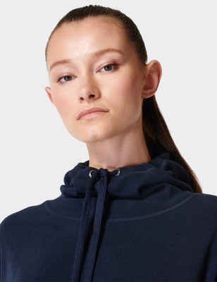 Escape Italian Fleece Hoody - Navy Blue Escape Italian Fleece Hoody - Navy Blue