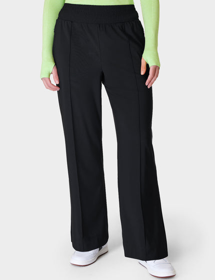 Sweaty Betty Explorer Wide Leg Track Trousers - Blackimages1- The Sports Edit