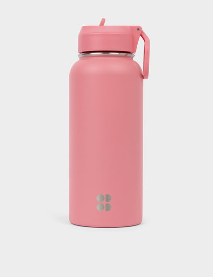 Sweaty Betty Keep It Chill Straw Water Bottle 950ml - Melon Pinkimages1- The Sports Edit