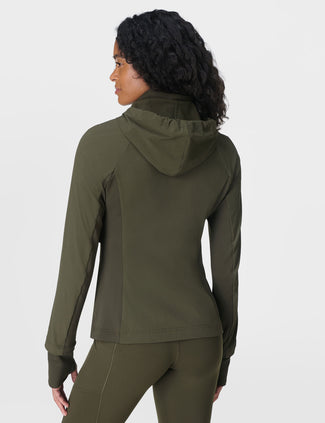 Pro Run Water Resistant Run Jacket - Nori Green Pro Run Water Resistant Run Jacket - Nori Green