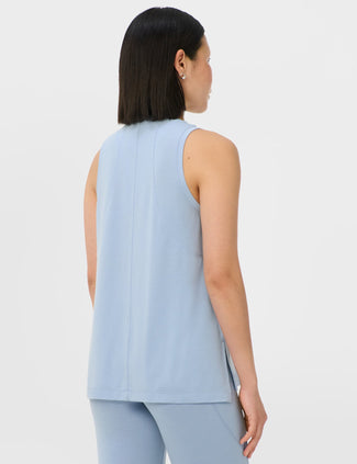 Soft Flow Studio Longline Vest - Laguna Blue Soft Flow Studio Longline Vest - Laguna Blue