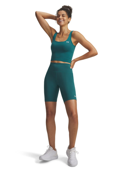 Under Armour Motion 8" Bike Shorts - Rack Green/Whiteimages4- The Sports Edit