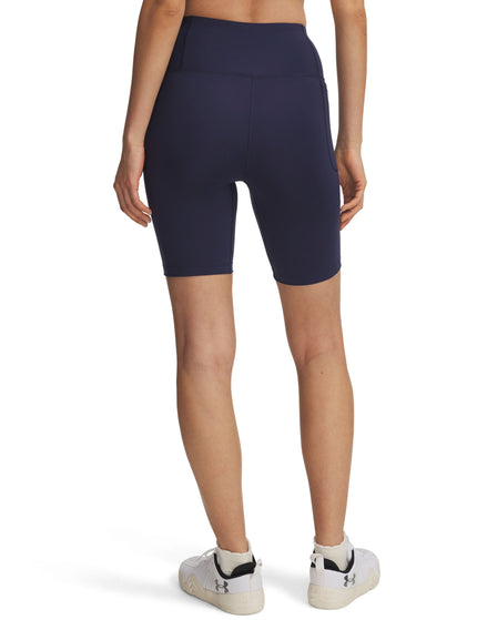 Under Armour Motion 8" Bike Shorts - Washed Navy/Whiteimages2- The Sports Edit