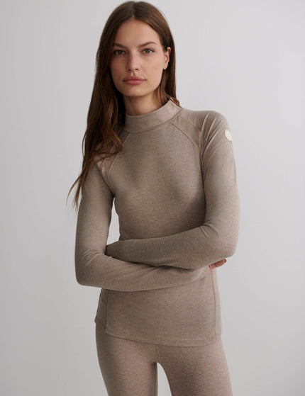 Varley Always Warm Baselayer Top - Taupe Marlimages1- The Sports Edit