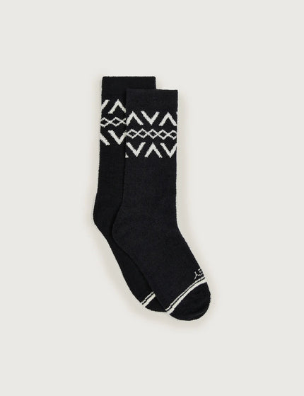 Varley Chadwick Fairisle Sock - Black/Egretimages1- The Sports Edit