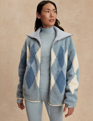Franca Sherpa Jacket - Ashley Blue Franca Sherpa Jacket - Ashley Blue