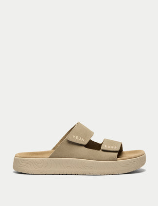 Etna Suede Sandal - Taupe Almond Etna Suede Sandal - Taupe Almond
