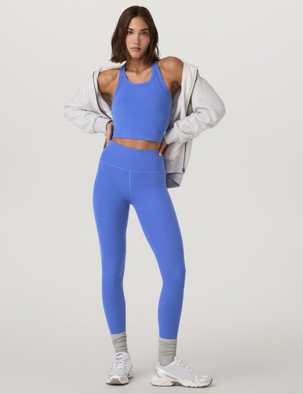 Vuori Elevation Racerback Tank - Bright Iris Heatherimages7- The Sports Edit