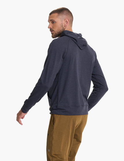 Vuori Ponto Performance 1/2 Zip Hoodie - Midnight Heatherimages2- The Sports Edit
