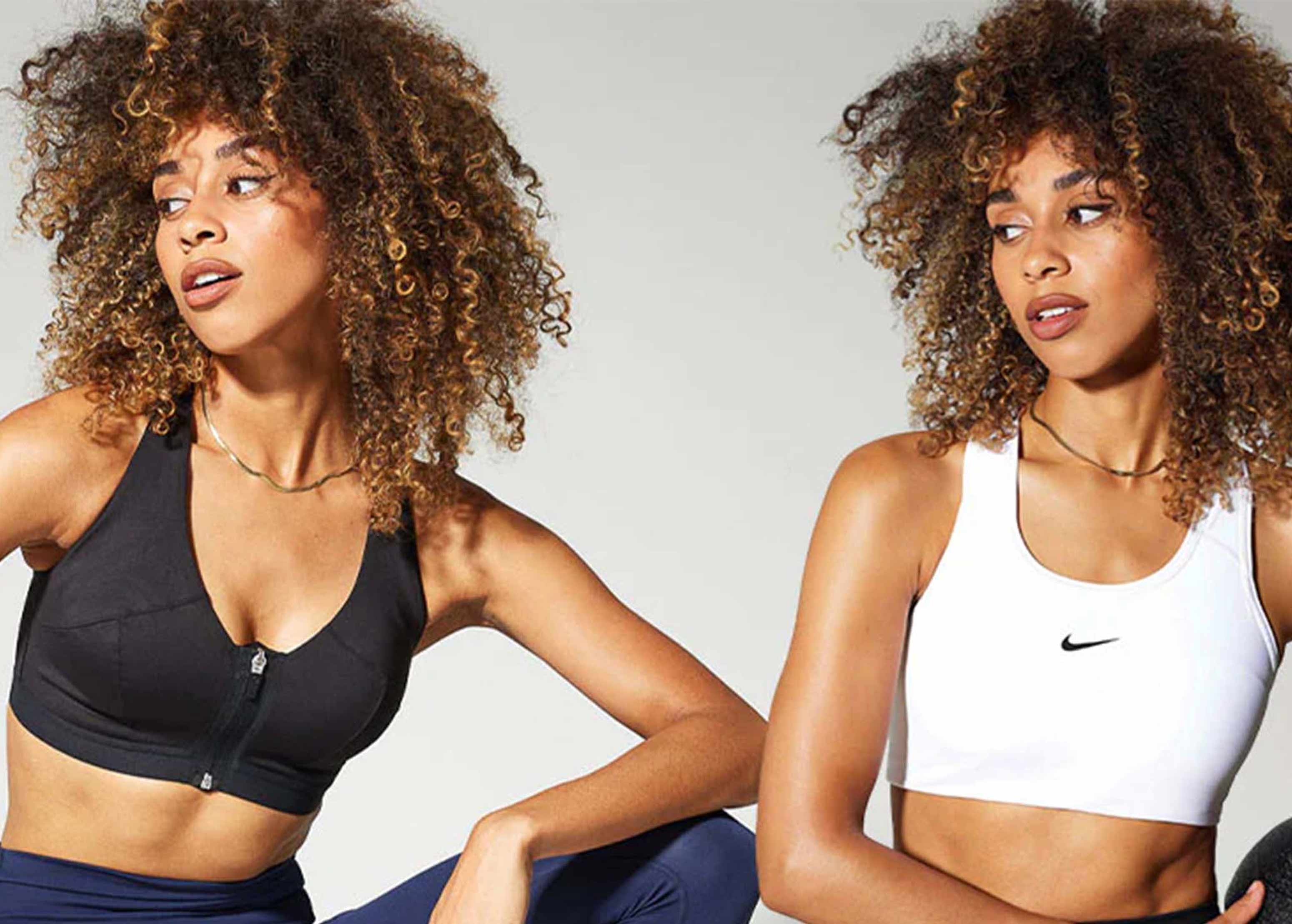 Nike Womens Dri-FIT Medium Support 1 Piece Pad Sports Bra - Smoke Grey /  Heather / Black