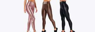 Shiny leggings - The Sports Edit