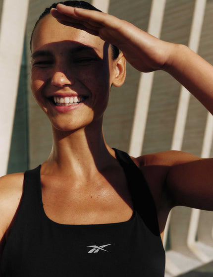 Reebok Lux Tank Top - Blackimage2- The Sports Edit