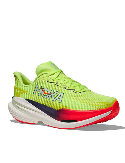 HOKA Mach X 3 - Neon Yuzu/Squid Inkimages2- The Sports Edit
