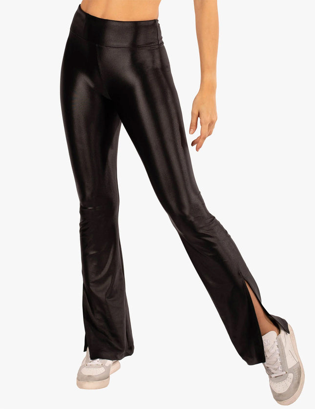 Women's Black Flare Leggings Micro Lah Wide Yoga Pants High Waisted Casual  Girls Womens Flare Yoga Pants Pockets : : Clothing, Shoes 