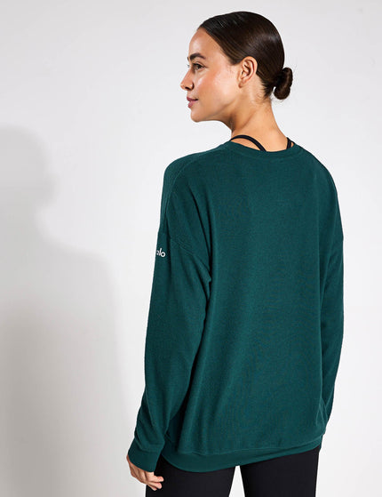 Alo Yoga Soho Pullover - Midnight Greenimage2- The Sports Edit