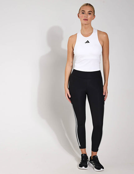 adidas Power 3-Stripes Racerback Bra Tank Top - Whiteimage4- The Sports Edit
