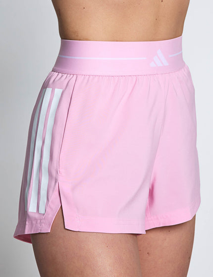 adidas Hyperglam 3-Stripes Woven Shorts - True Pinkimages3- The Sports Edit