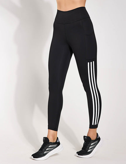 adidas Optime 3-Stripes Full-Length Leggings - Blackimage1- The Sports Edit