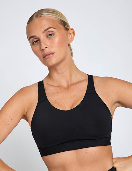 adidas Optime Essentials Workout High Support Bra - Blackimages1- The Sports Edit