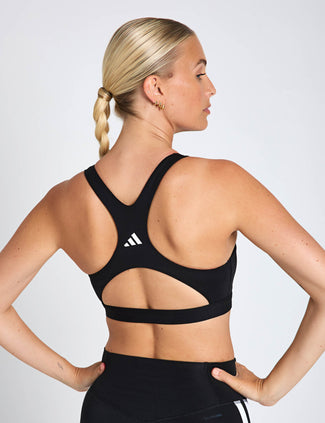 Optime Essentials Workout High Support Bra - Black