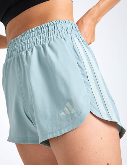 adidas Pacer Workout Woven High Rise Shorts - Wonder Sage/Blackimages4- The Sports Edit