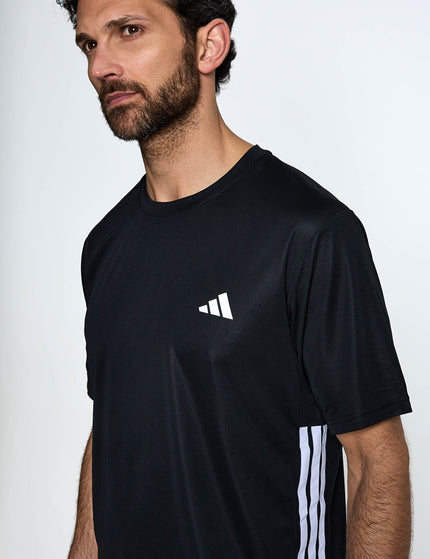 adidas Workout Essentials Base 3-Stripes T-Shirt - Black/Whiteimages3- The Sports Edit