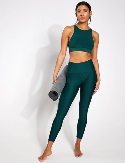 Alo Yoga 7/8 High Waisted Airlift Legging - Midnight Greenimage4- The Sports Edit