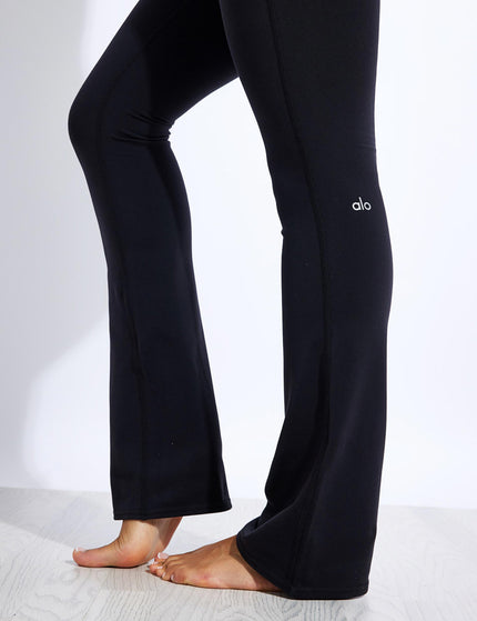 Alo Yoga Airbrush High Waisted Bootcut Legging - Blackimage4- The Sports Edit