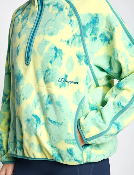 Berghaus Bamburgh Half Zip Fleece - Light Electro Printedimages4- The Sports Edit