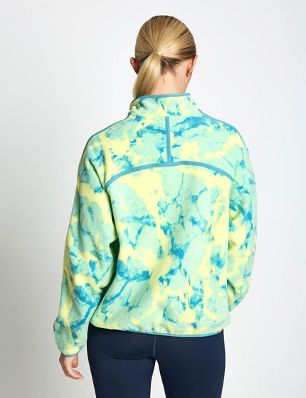 Berghaus Bamburgh Half Zip Fleece - Light Electro Printedimages2- The Sports Edit