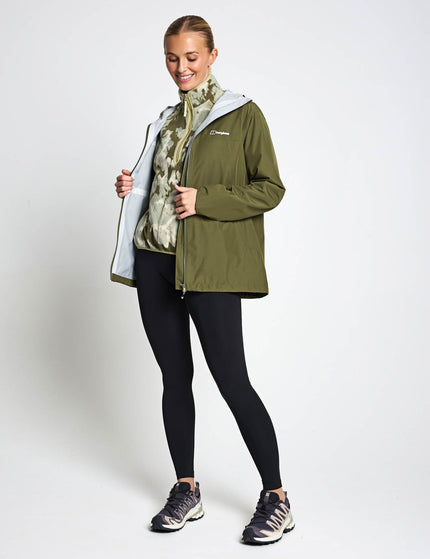 Berghaus Deluge Pro 3.0 Waterproof Jacket - Cheviot Greenimages6- The Sports Edit