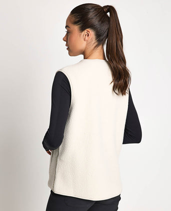 Hanby Relaxed Vest - Stone