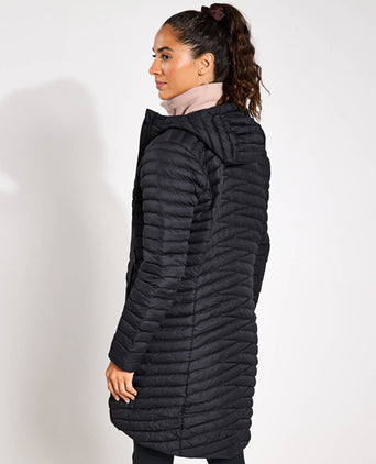 Nula Micro Jacket Long - Black