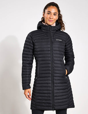 Nula Micro Jacket Long - Black