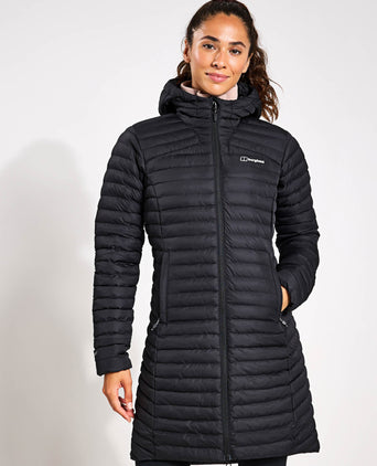 Nula Micro Jacket Long - Black