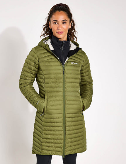 Berghaus Nula Micro Jacket Long - Oak Mossimage1- The Sports Edit